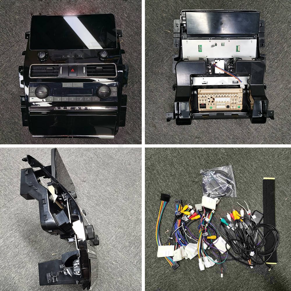 Nissan Patrol Y62 Android head unit wiring harness and connectors