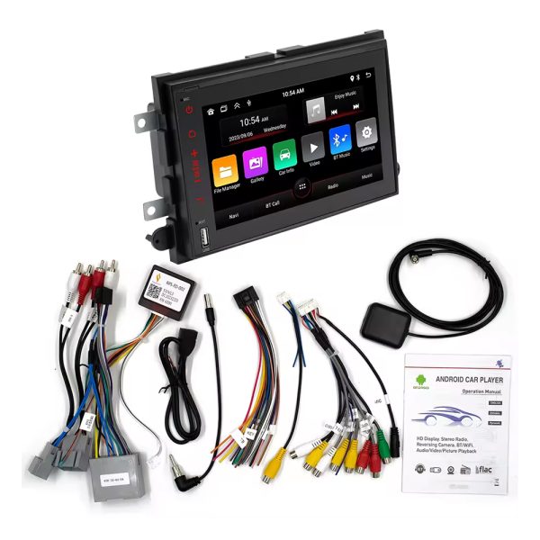 Ford F150 Android stereo with wiring harness and accessories