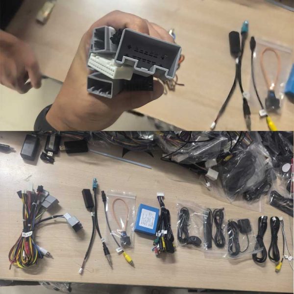 Wiring harness and CANBUS accessories for Range Rover Vogue L405 Android Head Unit