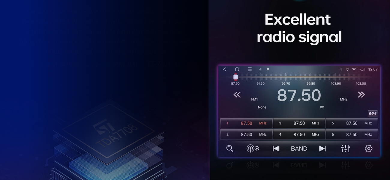 Excelente sinal de rádio