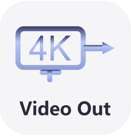 Saída de vídeo 4K