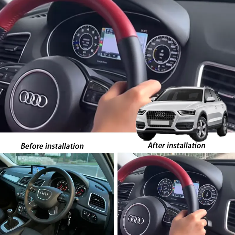 Audi Q3 2012-2018 LCD cluster before and after cockpit upgrade