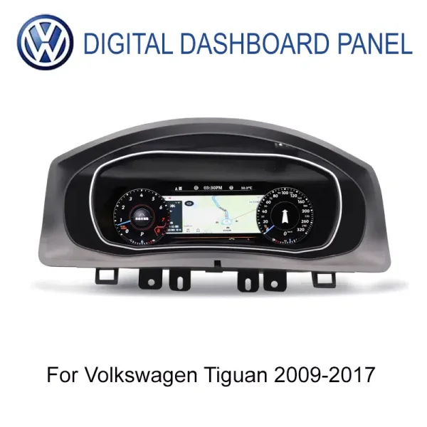 Eftermontering af Volkswagen Tiguan digitalt instrumentpanel – 12,3 tommer Virtual Cockpit