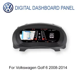 Volkswagen Golf 6 Digital Instrument Cluster 2008–2014 12.3 inch IPS LCD