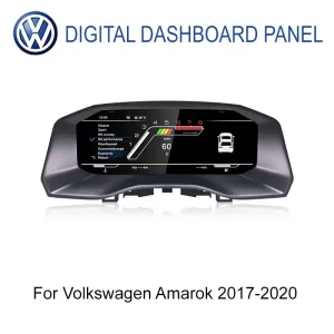 Volkswagen Amarok Digital Instrument Cluster 2017–2020 front view 12.3 inch IPS LCD
