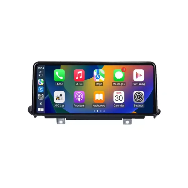 BMW X5 F15 X6 F16 NBT Android Head Unit front screen with CarPlay interface