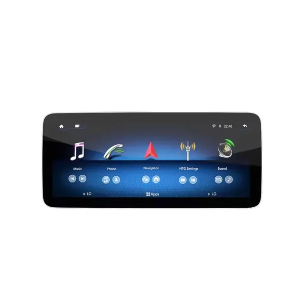Unidad principal Android para Mercedes SLK R171 con pantalla frontal de 12,3 pulgadas