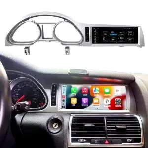 Audi Q7 Android head unit installed dashboard gallery reference