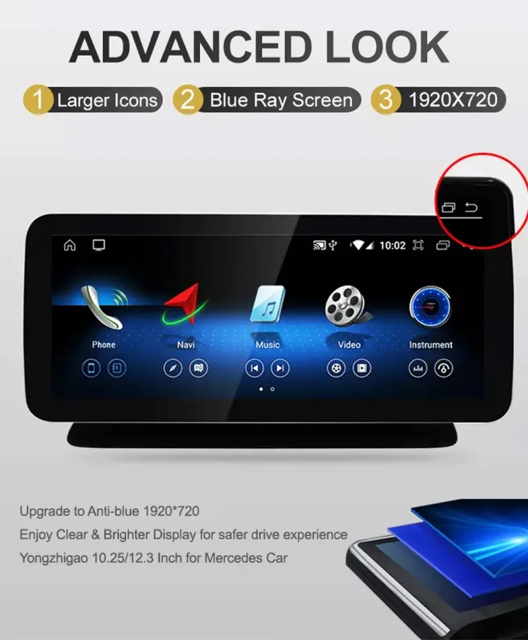Mercedes B-Class Android Head Unit 2012–2018 | CarPlay DSP