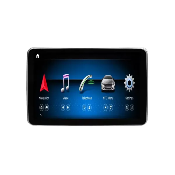 Mercedes ML GL Android Head Unit interface with navigation music and NTG menu