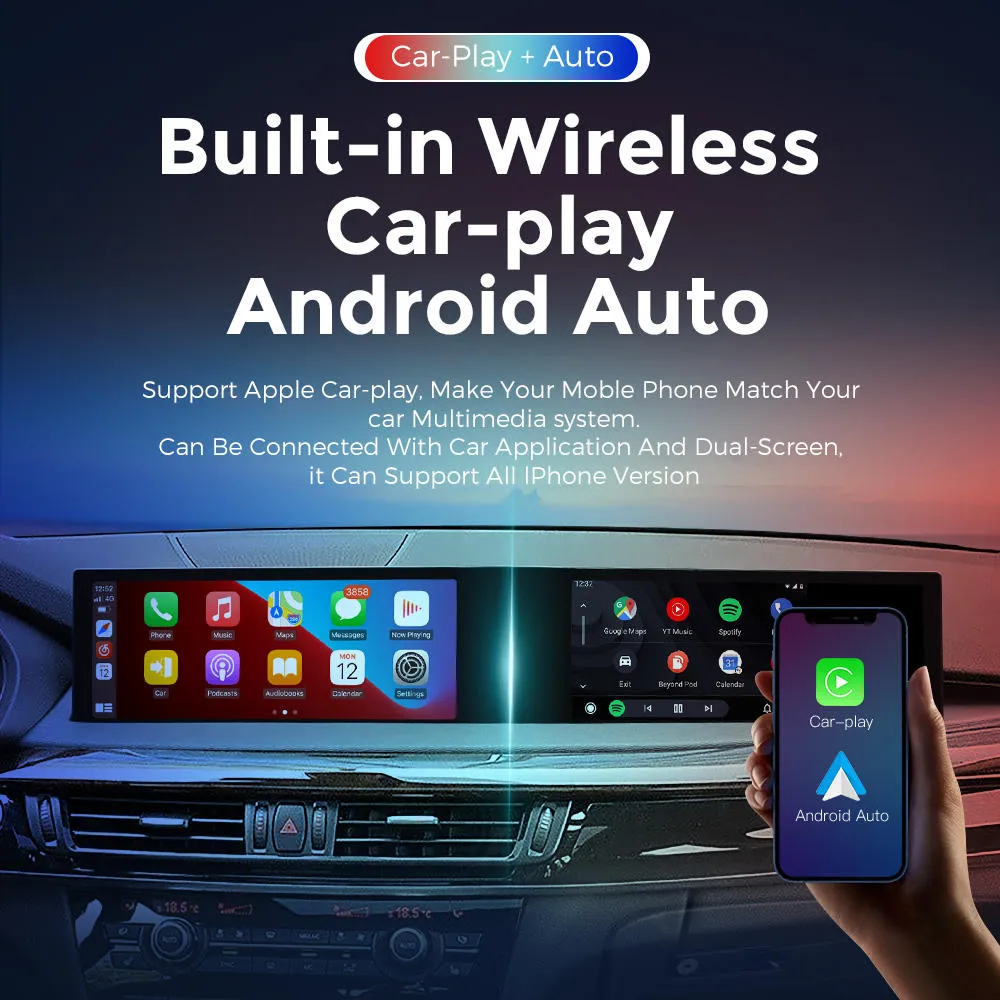 Mercedes Vito wireless CarPlay and Android Auto screen upgrade interface