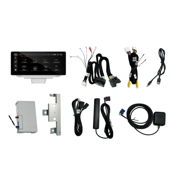 Audi Q2 CarPlay Screen wiring harness GPS antenna and accessories