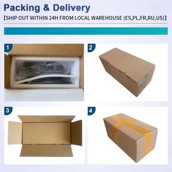 Audi Q3 CarPlay Screen packaging for tracked shipping