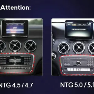 Mercedes W176 A-Class Android Head Unit 2012–2018 | CarPlay DSP