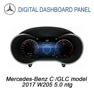 Mercedes C GLC Digital Cluster 2017 W205 NTG 5.0 | 12.3″ CarPlay