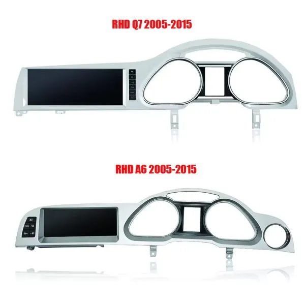 Audi Q7 Android head unit RHD and LHD frame route product comparison