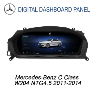 Mercedes W204 Digital Cluster for 2011-2014 C-Class 12.3 OEM Cockpit Upgrade 7 Mercedes C Class W204 Digital Cluster 2011–2014 | 12.3″