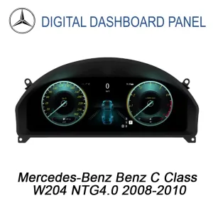 Mercedes C Class W204 Digital Gauge Cluster 2008–2010 | 12.3″