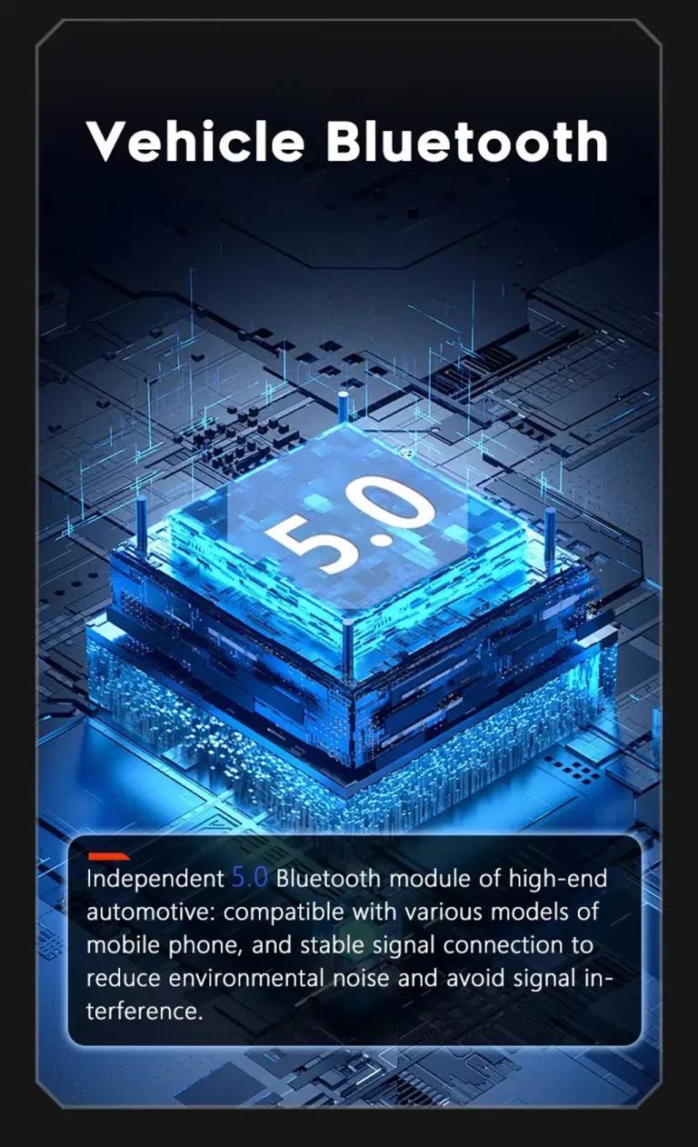 Bluetooth 5.0 function for Mercedes Android screen