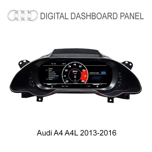 Audi A4 A4L B8.5 2013 to 2016 digital dashboard cluster fitment reference
