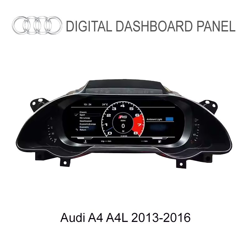 Audi A4 A4L 2013 2016 digital cluster product fitment photo