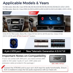 Mercedes-Benz GLE Android Head Unit