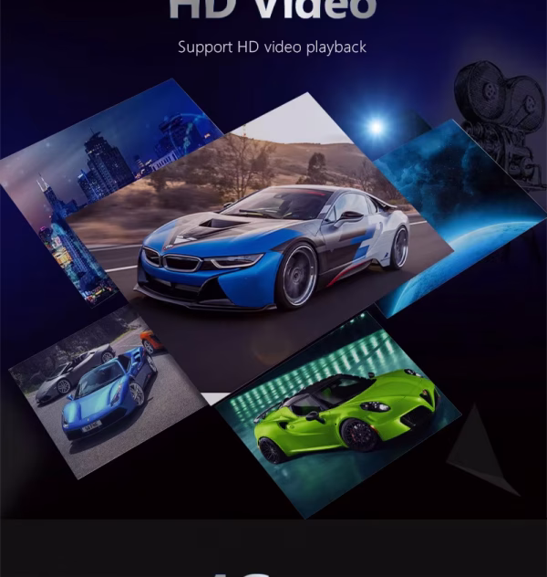 Mercedes Android screen HD video playback