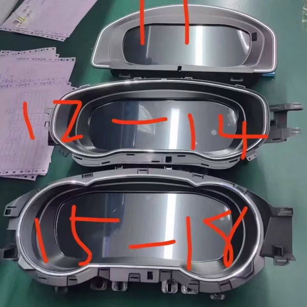 VW Jetta Digital Cluster 2011 2014 2015 2018 housing version comparison