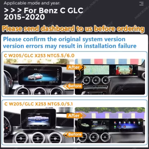 Mercedes W176 C117 X156 Android Head Unit for A-Class CLA GLA 2012-2018 5 Mercedes W205 Android Head Unit