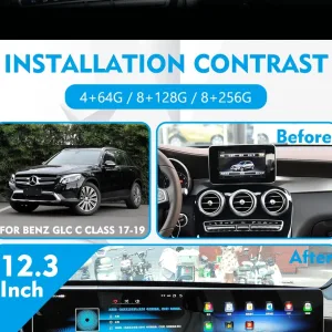 Mercedes W176 C117 X156 Android Head Unit for A-Class CLA GLA 2012-2018 6 Mercedes W205 Android Head Unit