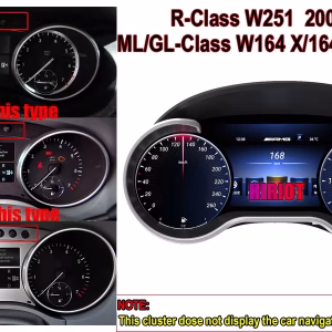 Mercedes G Class Digital Cluster 2013–2019 | 12.3″ 8 Mercedes ML GL Digital Cluster 2012–2015 | 12.3″ CarPlay, Android Auto
