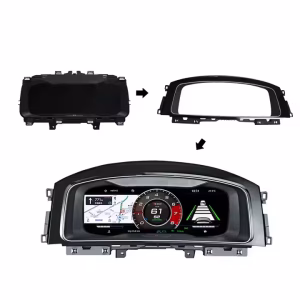 VW Golf Mk7 Digital Cluster 2013-2020 12.3-inch LCD Retrofit 7 Mounting frame for Volkswagen Digital Instrument Cluster Golf 7 Passat B8 CC 12.3 inch display