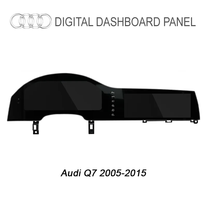 Audi Q7 digital cluster 2005–2015 dashboard panel shape