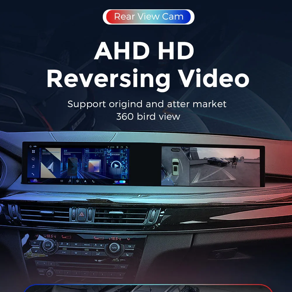 BMW F10 Android stereo reverse camera parking view support
