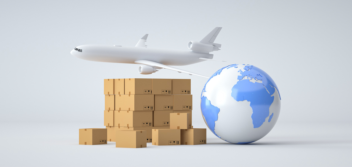 Reinforced shipping carton with fragile labels and internal foam for automotive electronics
