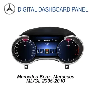 Mercedes ML GL Digital Cluster 2012–2015 | 12.3″ CarPlay, Android Auto