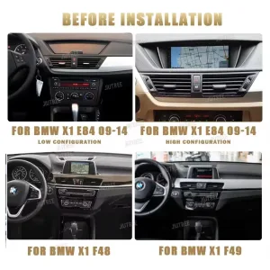 BMW X1 E84 CIC Android Screen 2009–2015 with CarPlay & Android Auto 4 BMW X1 Android Head Unit 2009–2015 | CarPlay Stereo