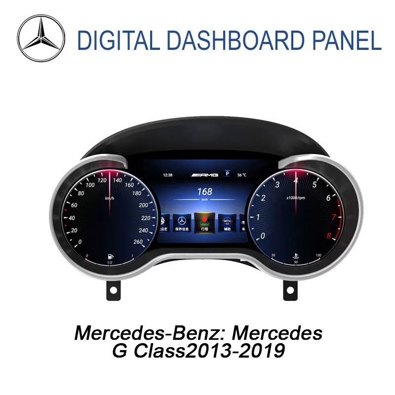 Mercedes G Class Digital Cluster 2013–2019 | 12.3″ CarPlay, Android Auto Mercedes G Class Digital Cluster 2013–2019 | 12.3″ CarPlay, Android Auto