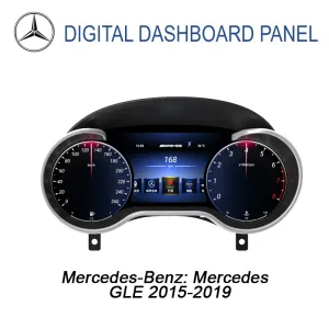Mercedes GLE Digital Cluster 2015–2019 | 12.3″ CarPlay