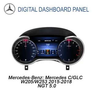 Mercedes C GLC Digital Cluster W205/W253 2015–2018 | 12.3″ CarPlay