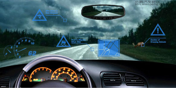 Automotive head-up display inspired by aviation (image 1)