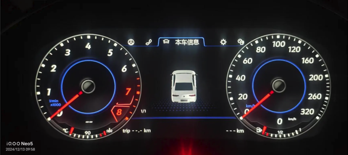 Vehicle info: centralized warnings and status
