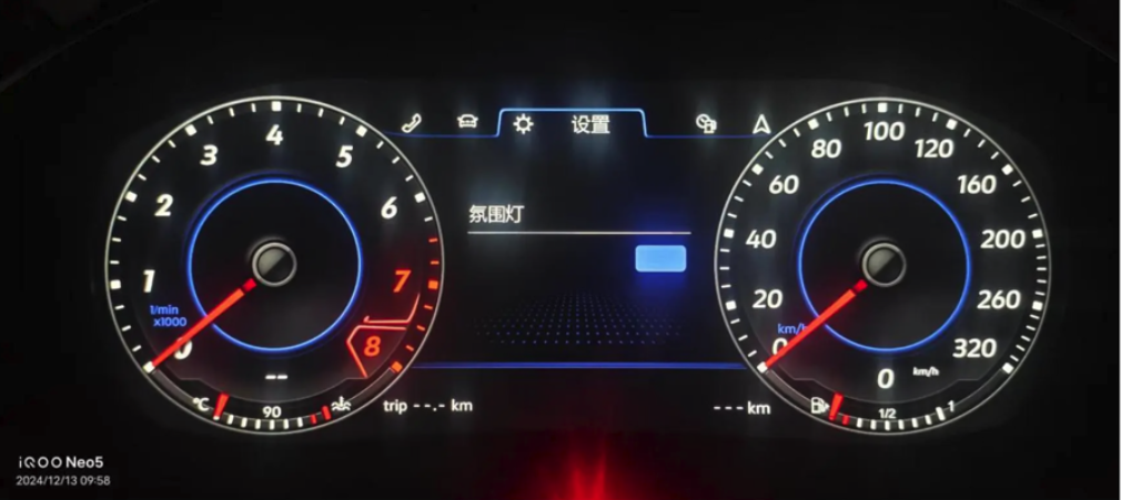 Ambient color: dial background styling