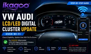 VW Audi LCD/LED digital cluster update
