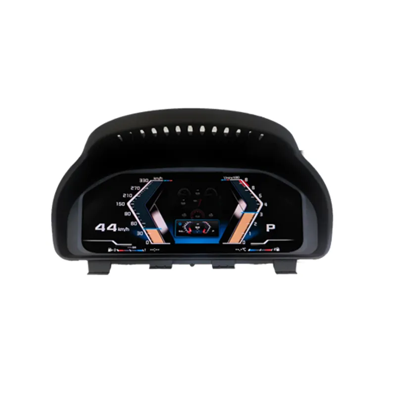 BMW F02 style digital instrument cluster full LCD display front view