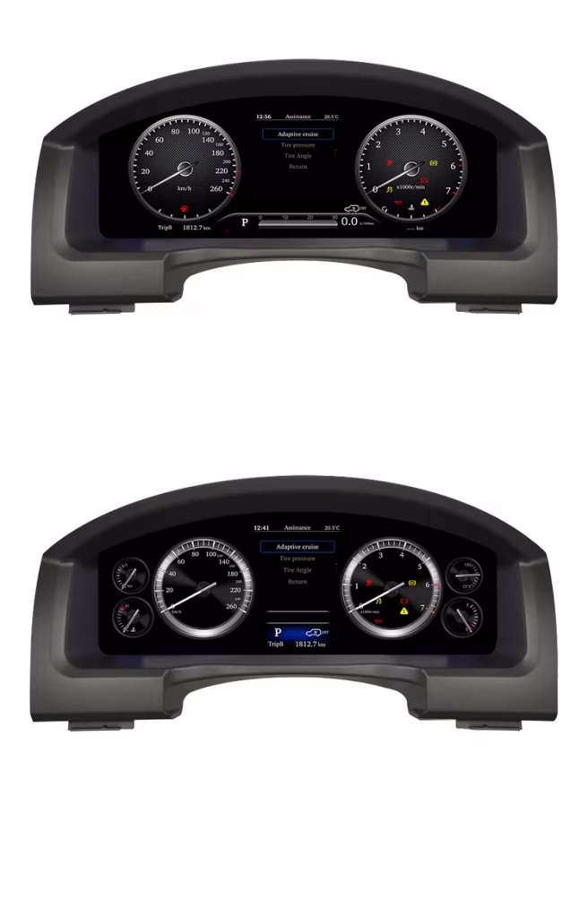 Toyota LC200 digital cluster premium interior display upgrade