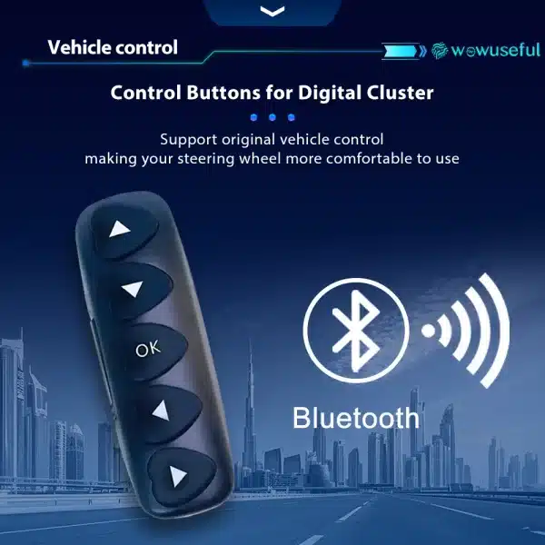 Audi digitalt instrumentpanel – betjeningsknapper og Bluetooth-funktion