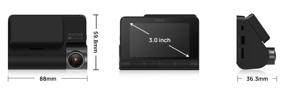 新商品　70mai A810S HDR SET Amazon.com: 70mai 4K Dash Cam Front and Rear, 4K+1080P Dual