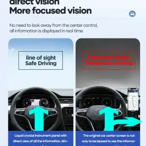 Audi A4 B8 Digital Instrument Cluster with CarPlay Map Sync″ Virtual Cockpit 7 Audi Speedometer