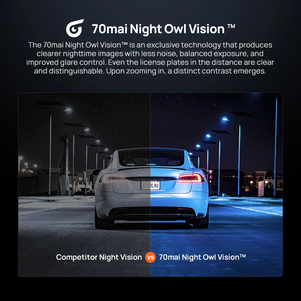 70mai Omni X800 Night Owl Vision